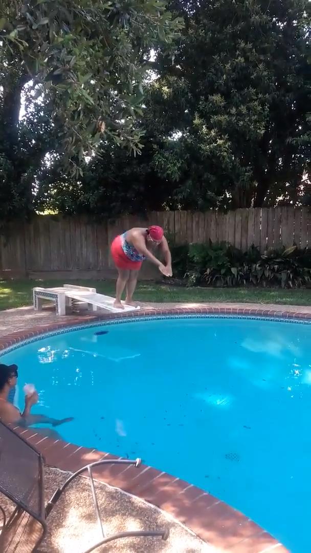Woman Jumps in Pool and Slips Out of Its Flexible Wall Jukin Media Inc
