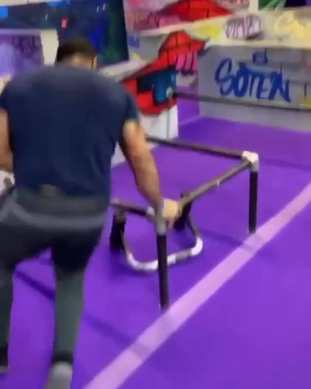 Guy Gets Hit Hard in Stomach by Resistance Band While Working Out Jukin Media Inc