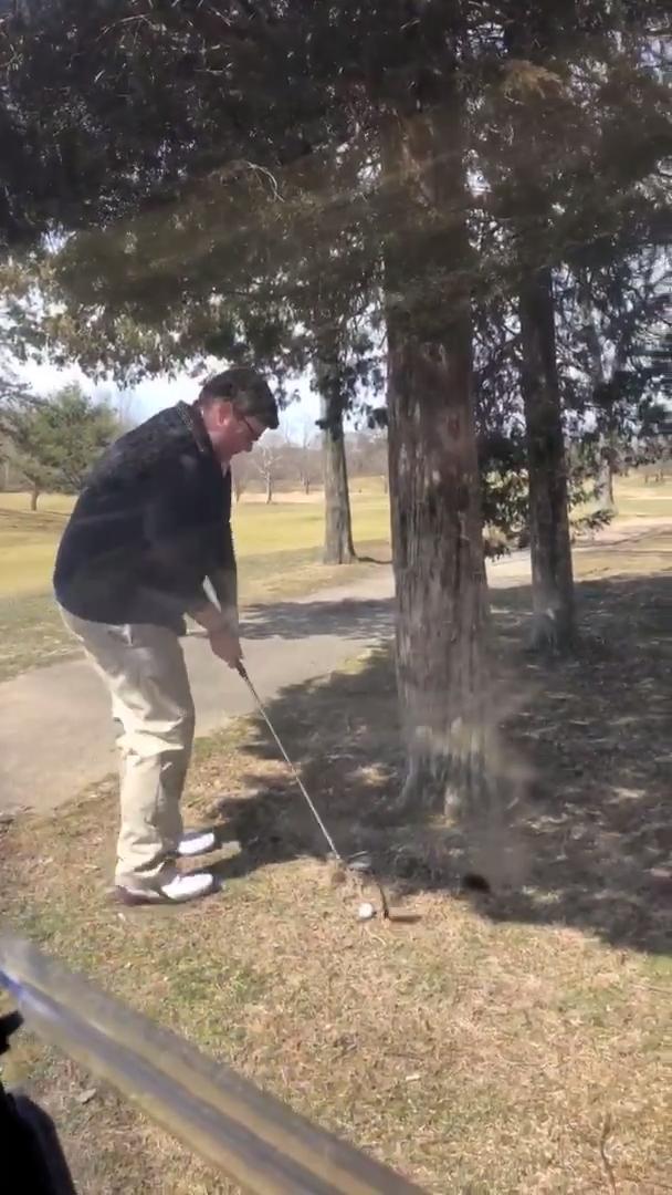 Golf Ball Hits Guy's Head When He Tries to Take Shot Jukin Licensing