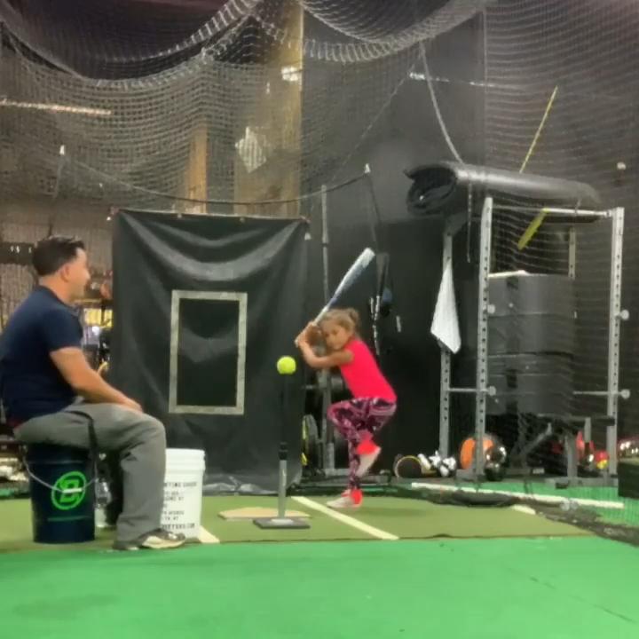 Toddler Celebrates Post Hitting Ball During Baseball Practice Jukin