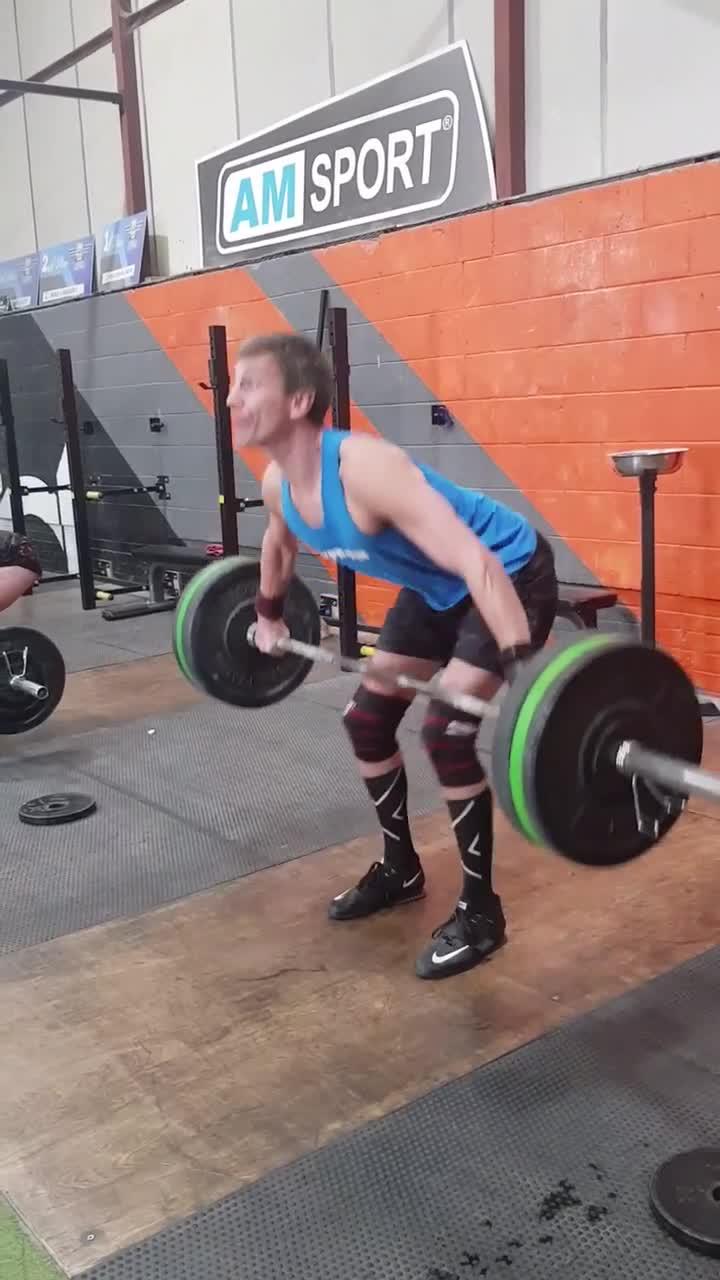 Man Lifting a Loaded Barbell Drops it Nearly on His Neck Jukin Licensing