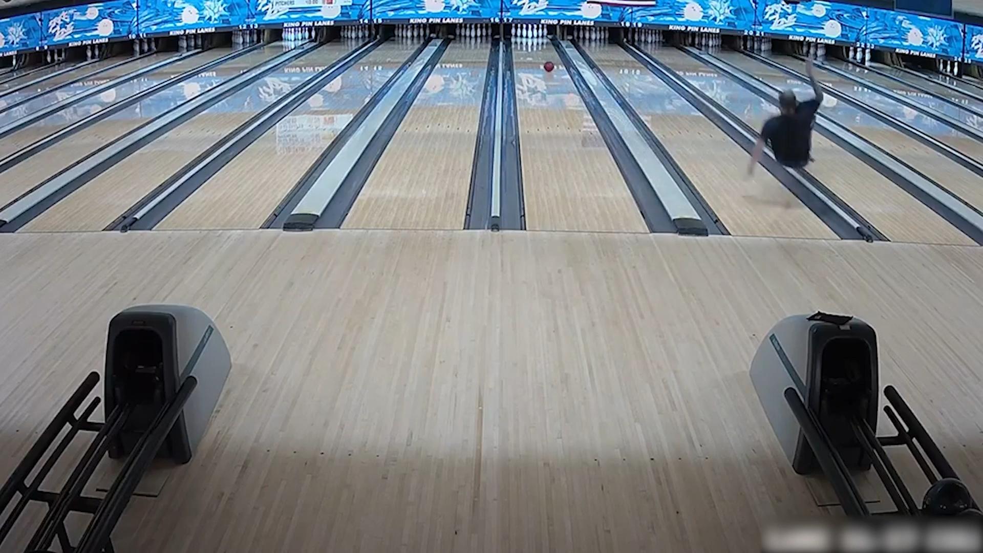 Guy Throws Bowling Ball through Ceiling Jukin Media Inc