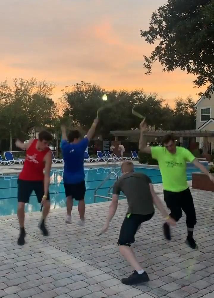 Three Guys Give Jump Rope Performance Jukin Media Inc