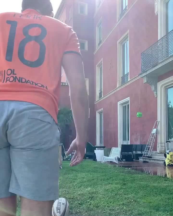 Guy Kicks Rugby Ball Into Basketball Hoop Jukin Licensing