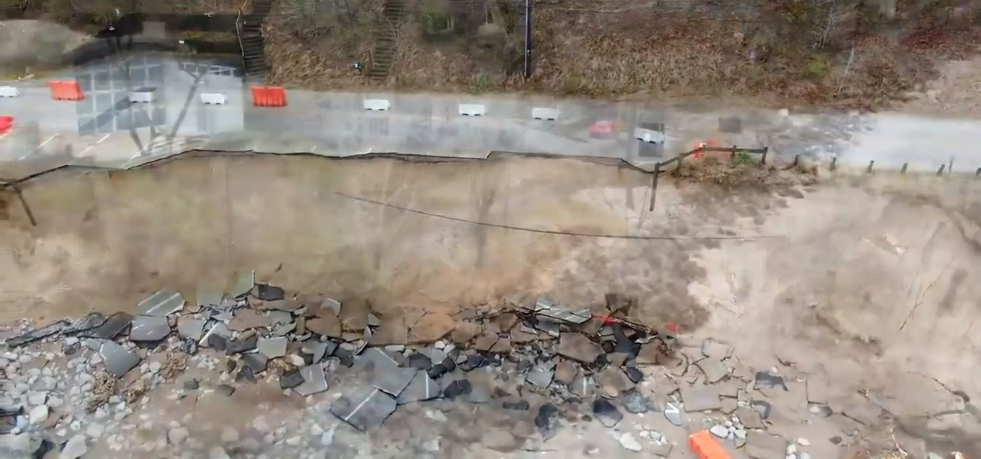 Aftermath of Destructive Storm at Beverly Shores in Indiana Jukin