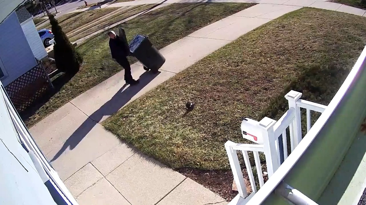 Guy Gets Hit By Garbage Can Lids Due To Strong Winds Jukin Media Inc