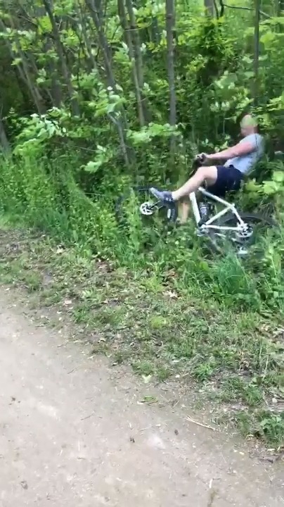 drunk bicycle riding