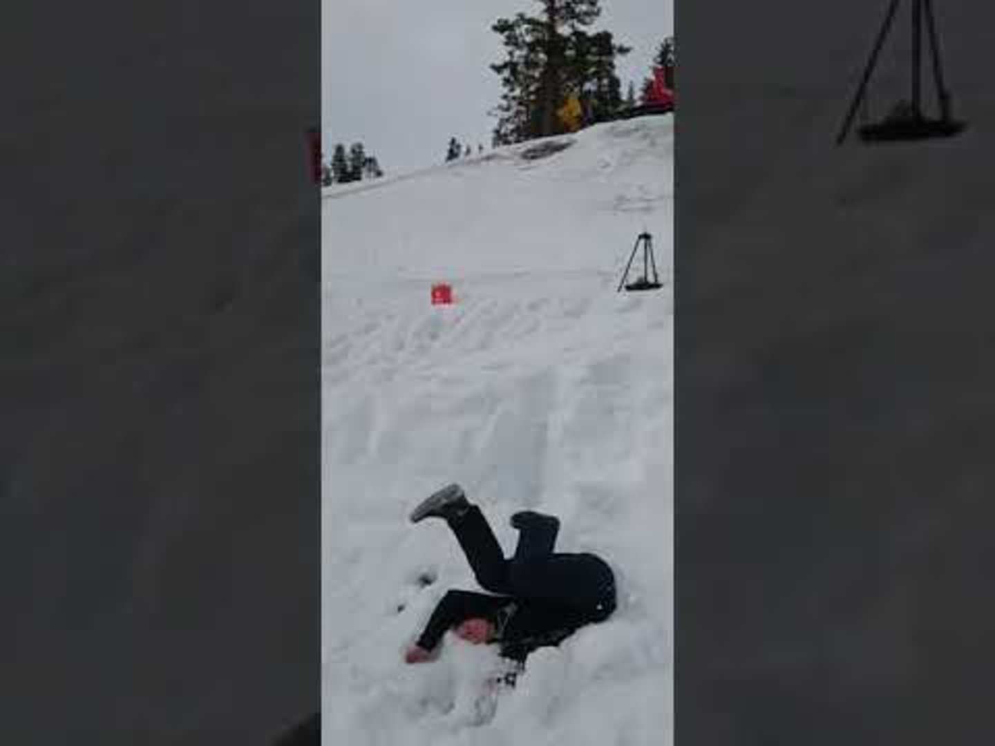 Guy Slips And Falls While Attempting a Backflip On Snow Jukin Licensing