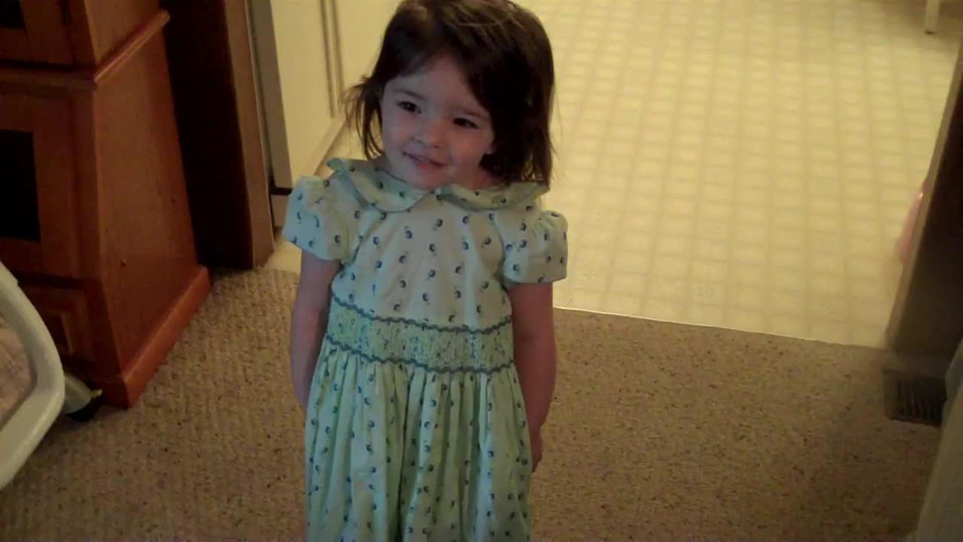 Little Girl Dresses Herself for Church Jukin Licensing