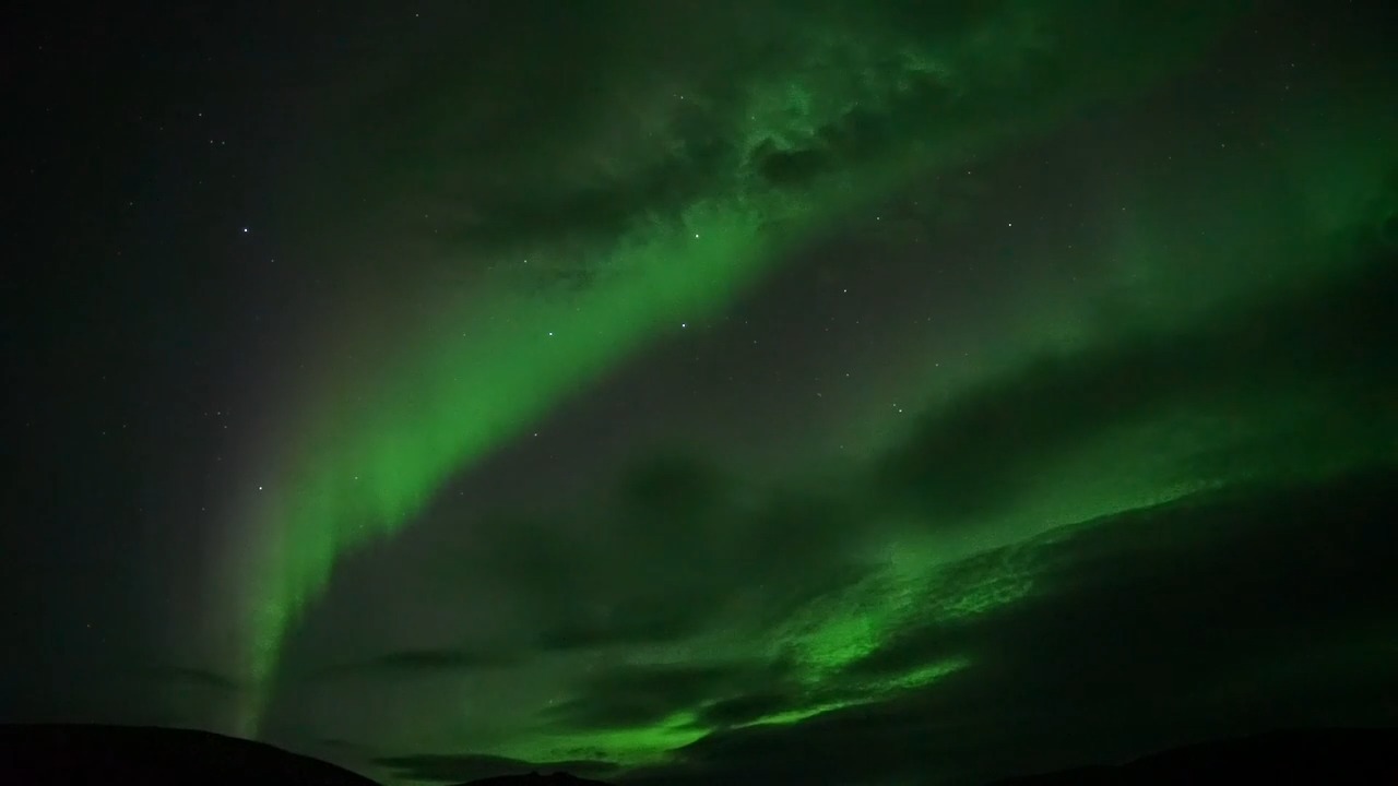 Spectacular Display of Northern Lights From Summit in Alaska, United