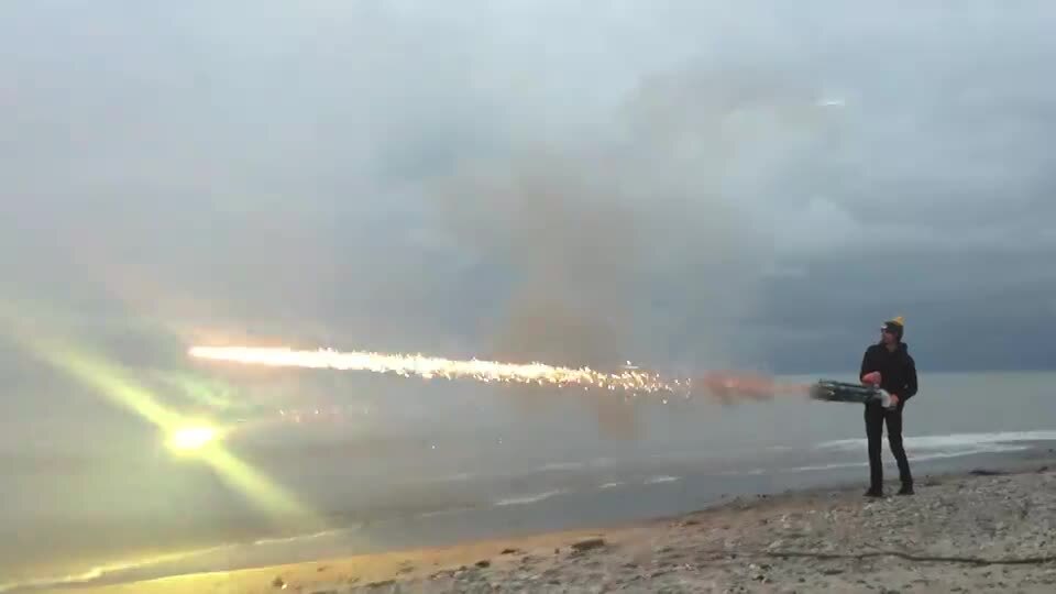 1001 Shots of Roman Candle Minigun Jukin Licensing