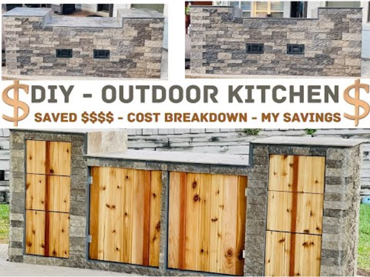 Man Builds DIY Outdoor Kitchen Under Budget Jukin Licensing