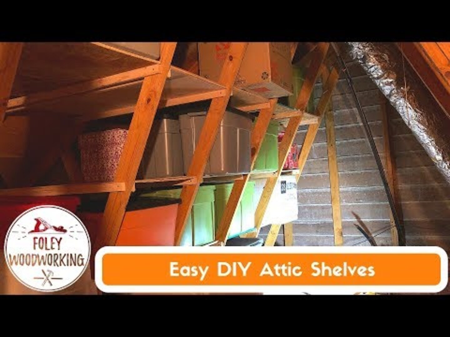 Man Builds Shelves in Attic Using Scrap Wood Jukin Licensing