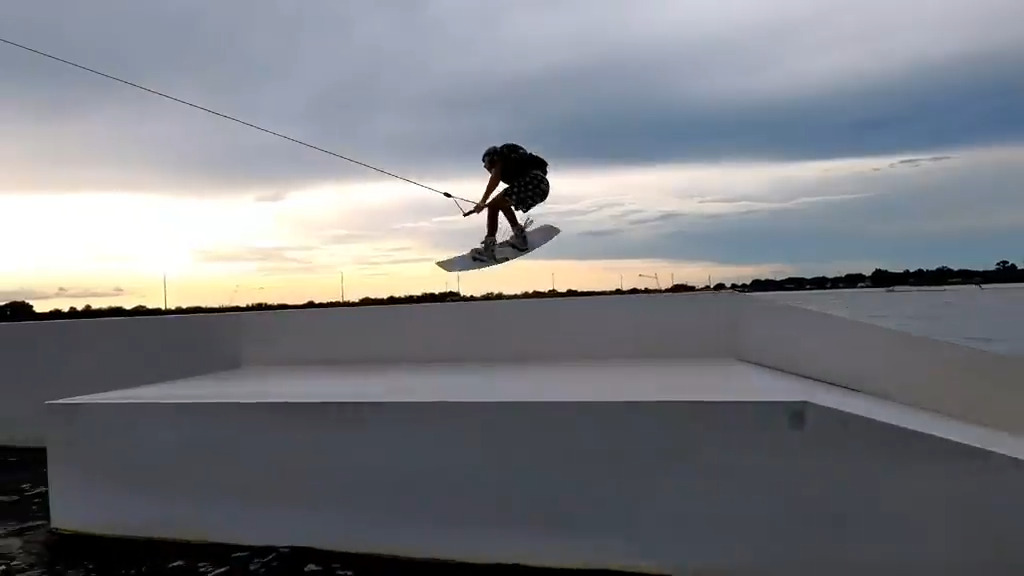 Guy Shows off Cool Trick and Spins on His Wakeboard Jukin Licensing