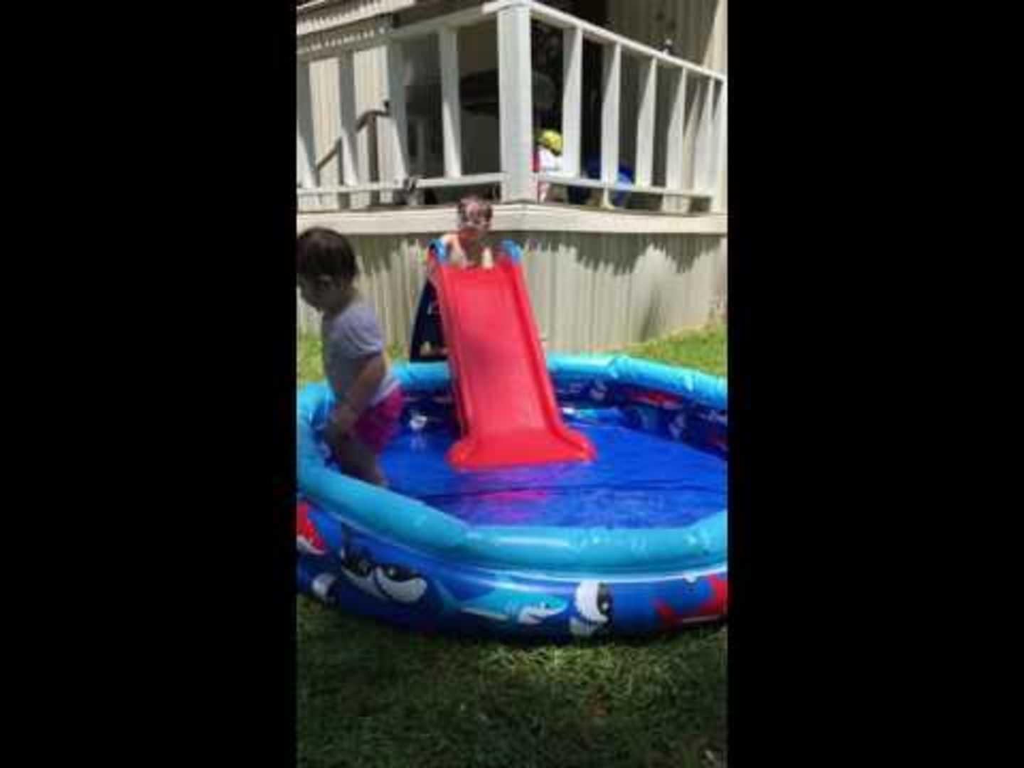 Little Boy Pool Slide Fail Jukin Licensing
