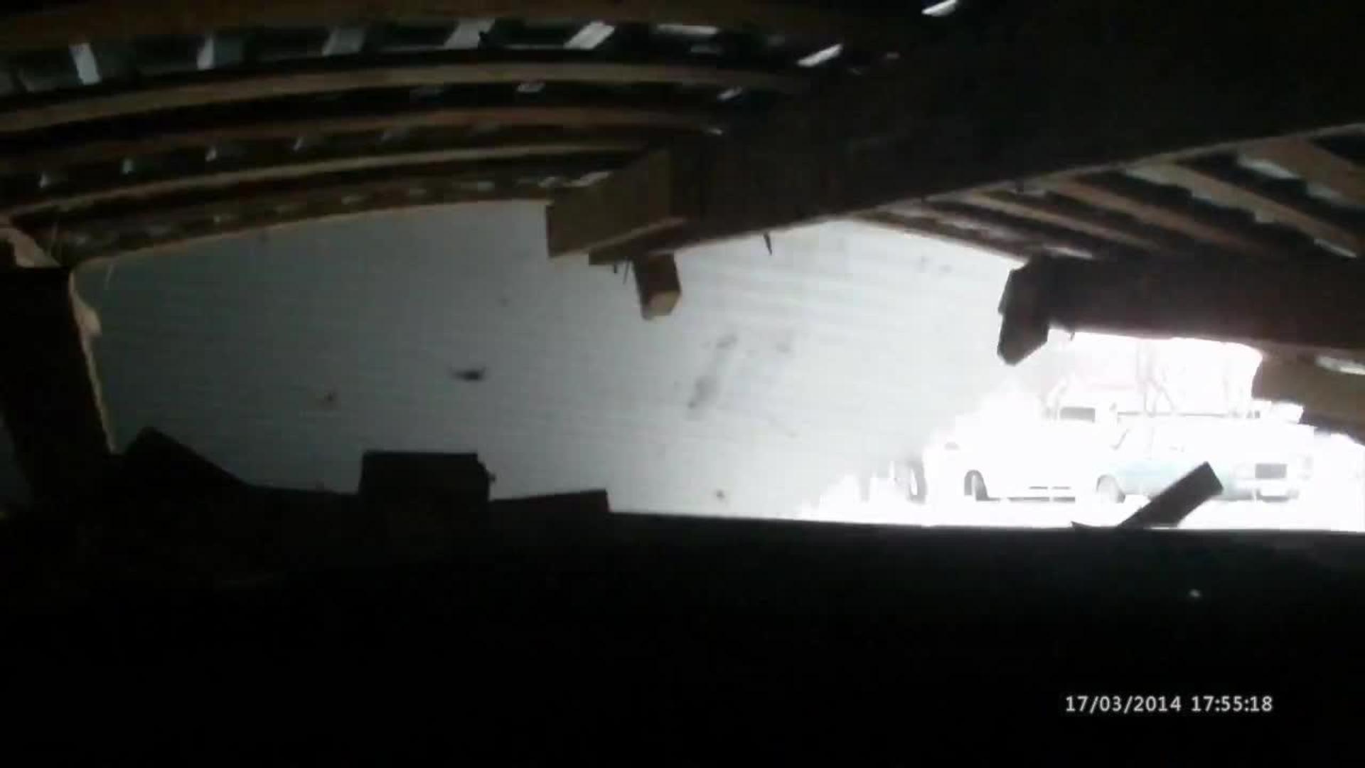 Roof Falls Off Building Onto Car Jukin Licensing