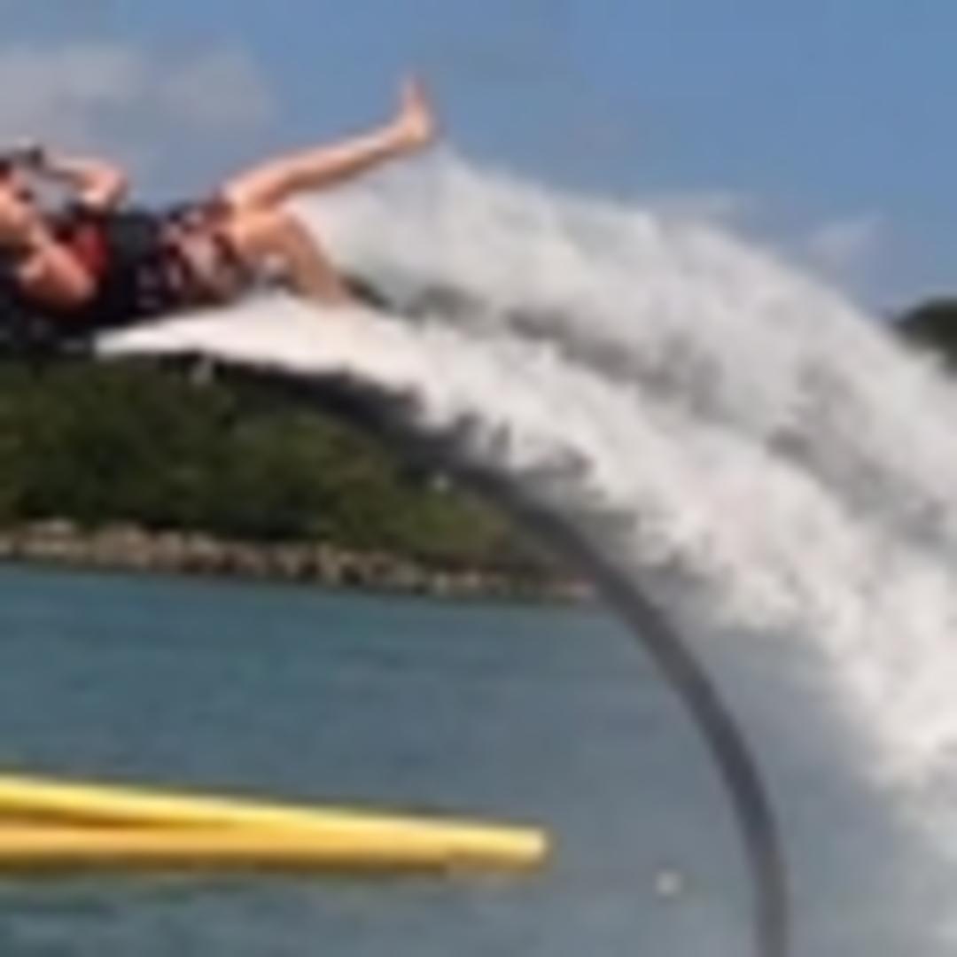 Man Fails Backflip on Water Jet Pack Jukin Licensing
