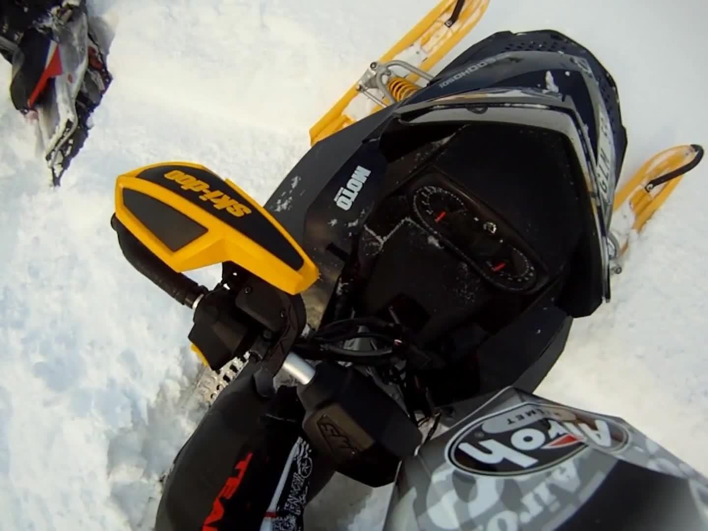Snowmobile Avalanche Takes out Other Rider Jukin Licensing