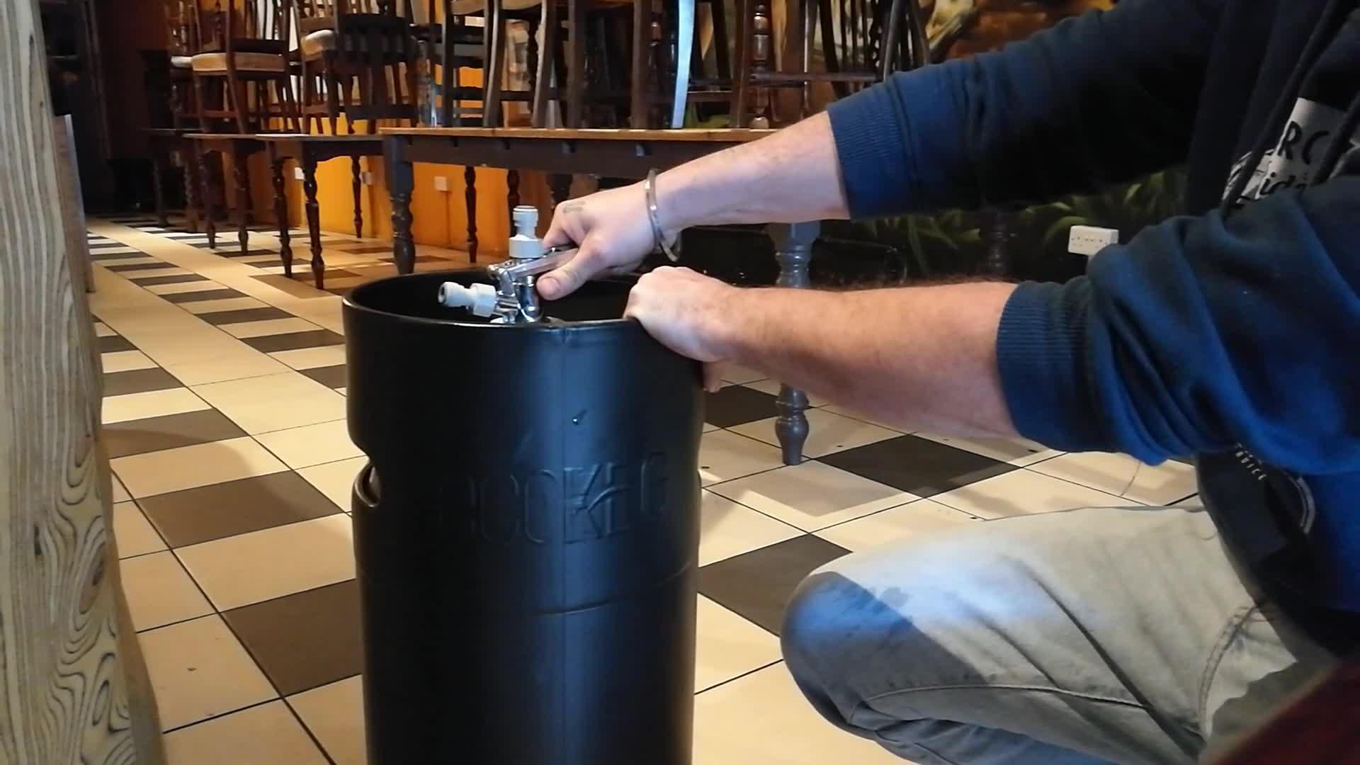 Beer Hits Ceiling While Depressurizing Old Keg Jukin Licensing