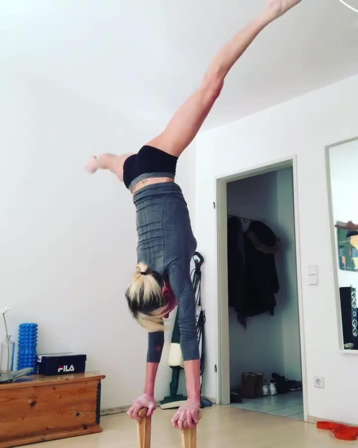 Girl Displays Tricks While Balancing Herself on Handstand Canes Jukin Licensing
