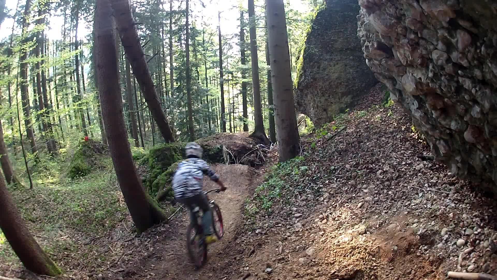 Forest Mountain Bike Gap Jump Fail Jukin Licensing