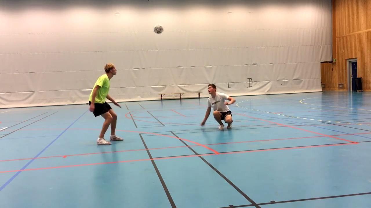 Two Guys Juggle Ball With Feet Jukin Licensing