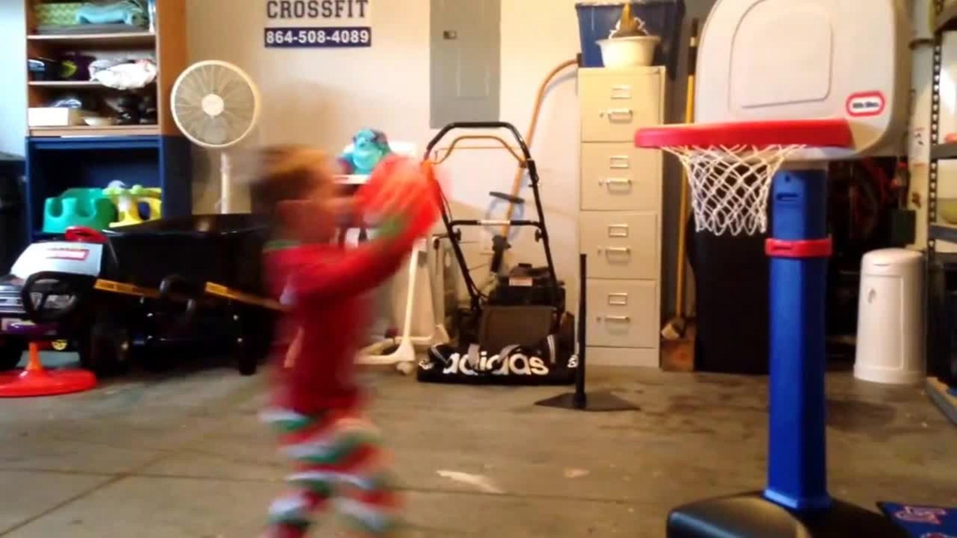 Children's Basketball Hoop Falls on Little Boy Jukin Licensing