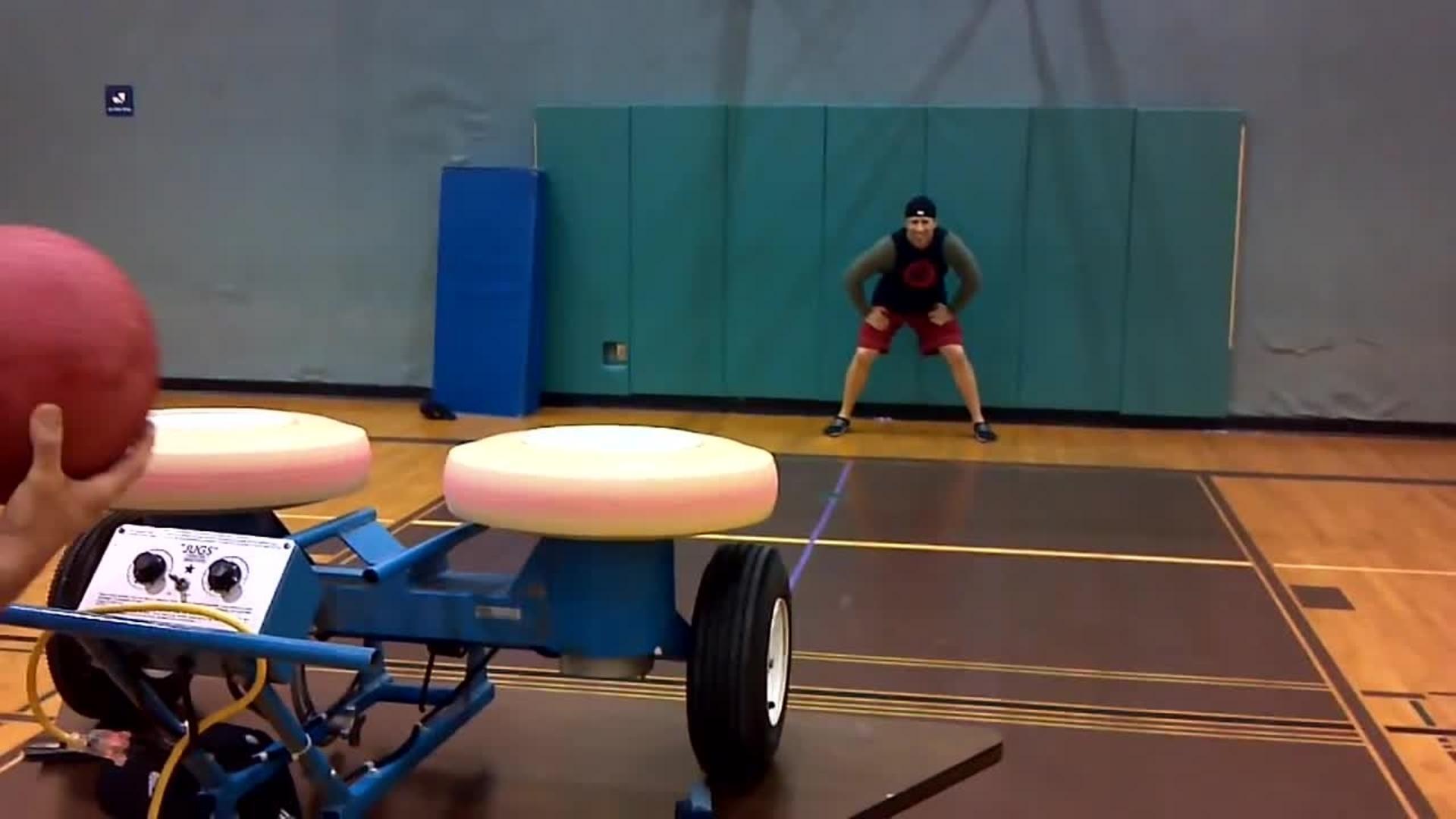 Guy Gets Nailed by Dodgeball Machine Jukin Licensing