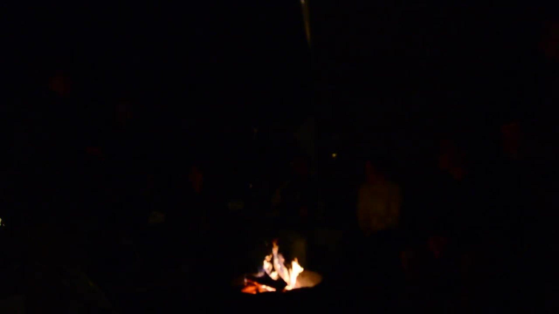 Girl Set on Fire at Bonfire Jukin Licensing