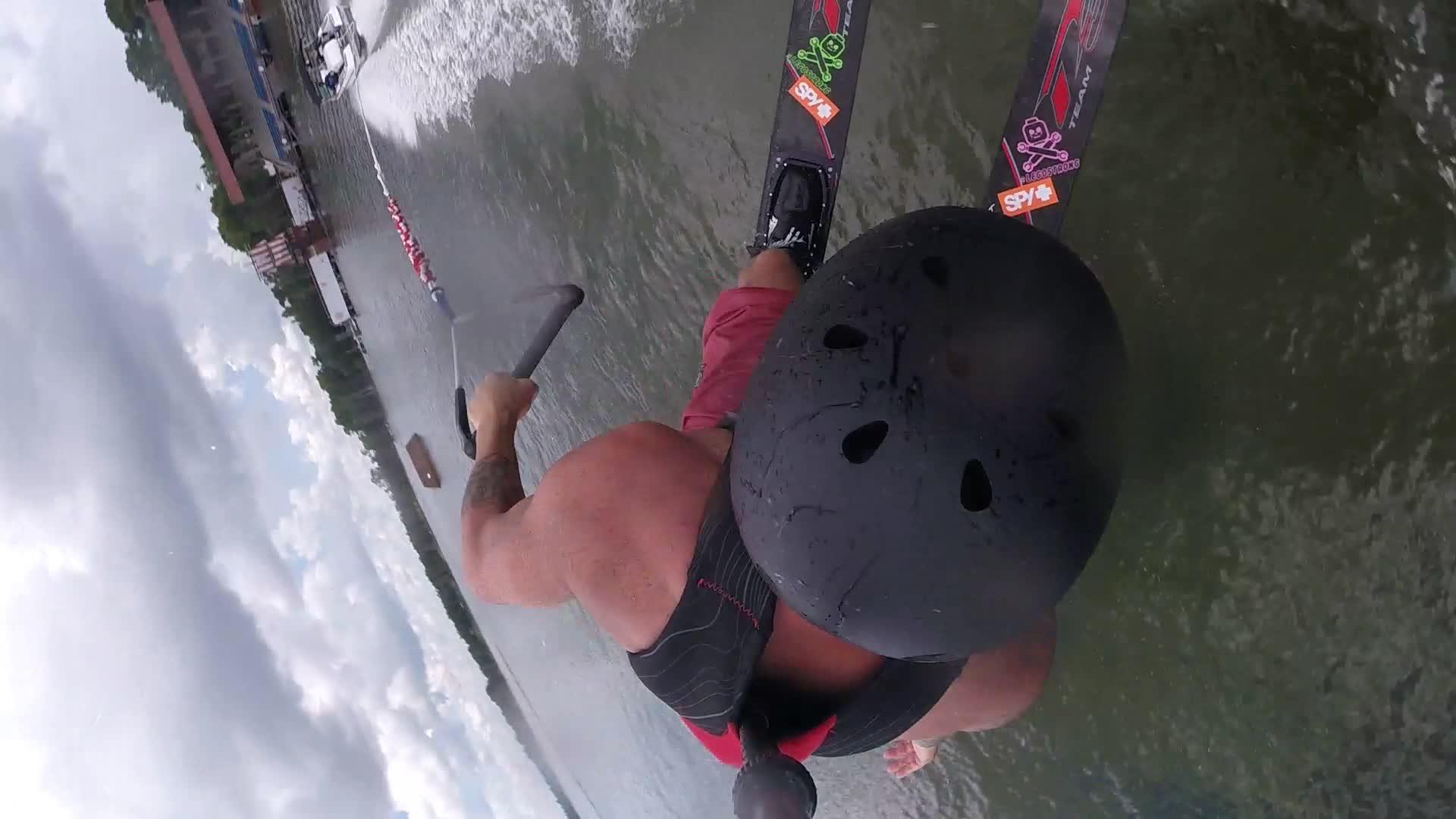 Waterskier Does 360 Jump Off Ramp Jukin Licensing