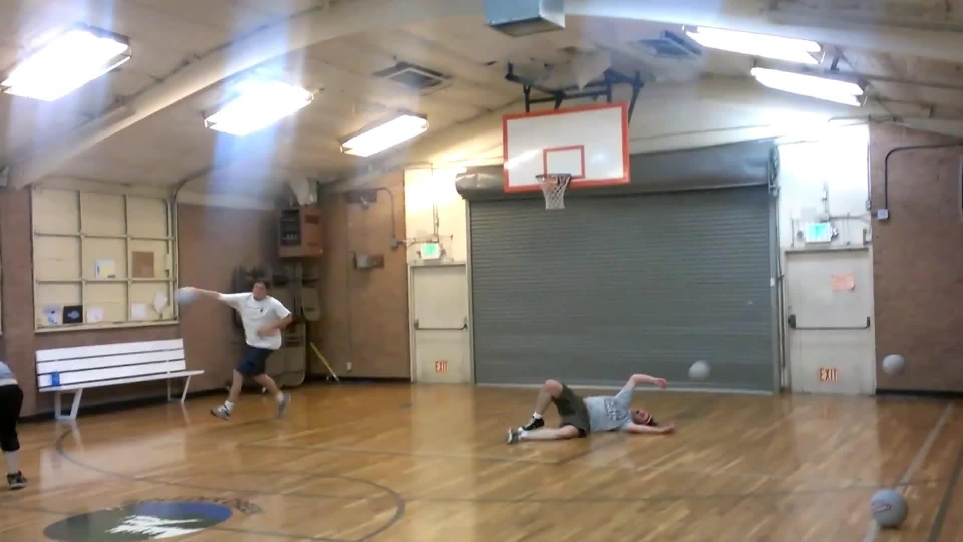 Dodgeball Frontflip to Face Shot Jukin Licensing