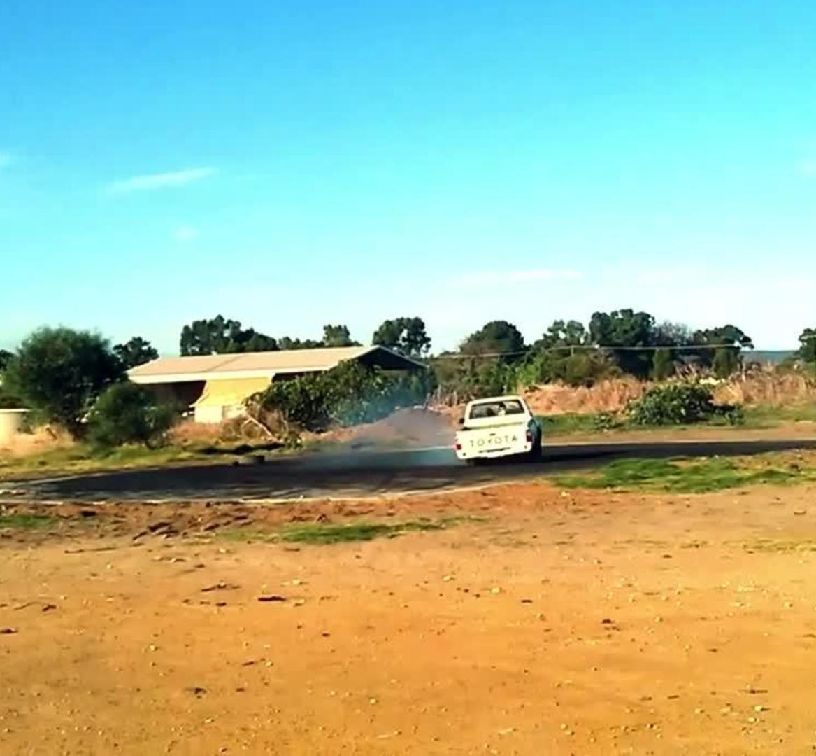 Truck Burnout Loses Tire Jukin Licensing