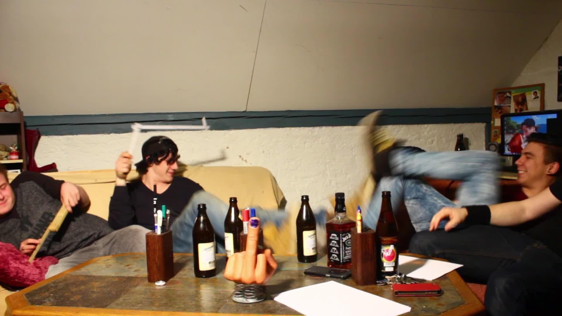 Friends Knock Over Beer Bottles Jukin Licensing