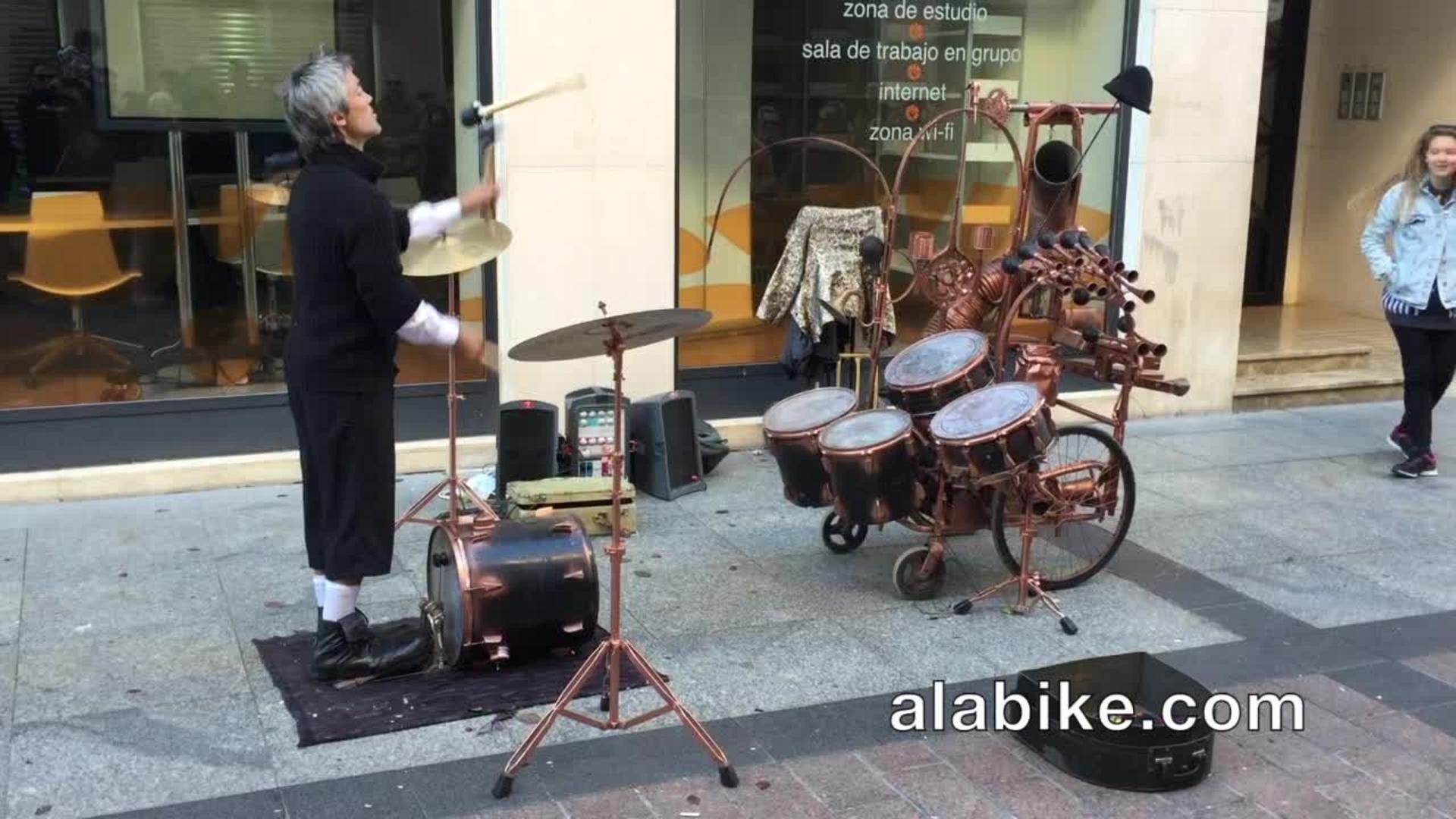 Drum Juggling Street Performer Jukin Licensing