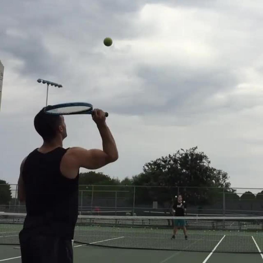 Juggler Serves Tennis Ball Jukin Licensing