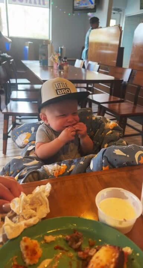 Baby Cries When Mom Tries to Take Away His Breadstick Jukin Licensing