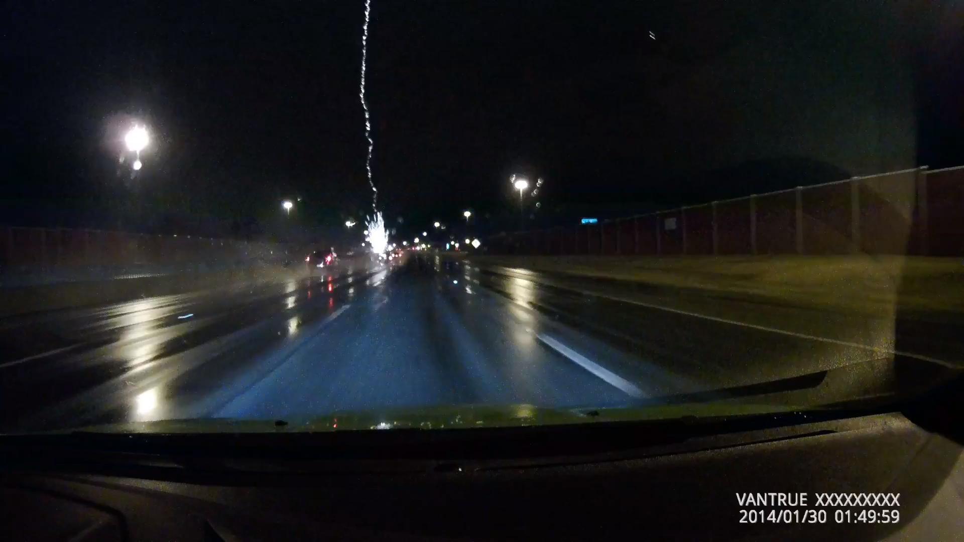 Lightning Strikes Car on Highway Jukin Licensing