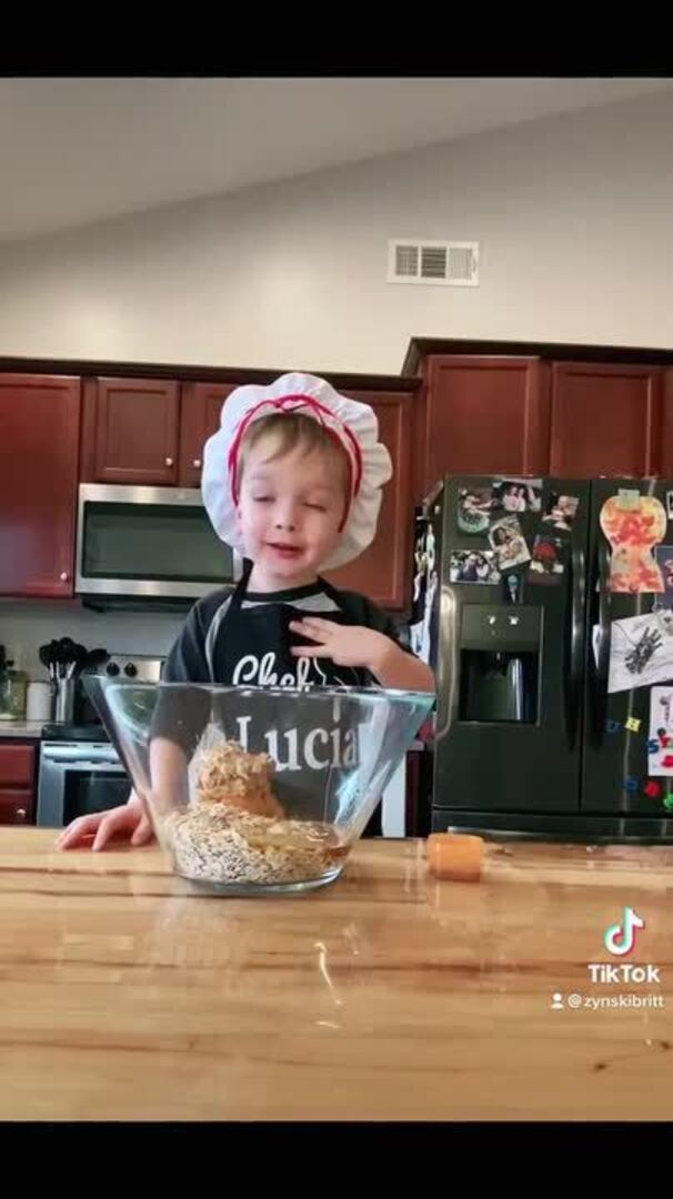 Kid Shows How to Makes Peanut Butter Pumpkin Cookies Jukin Licensing