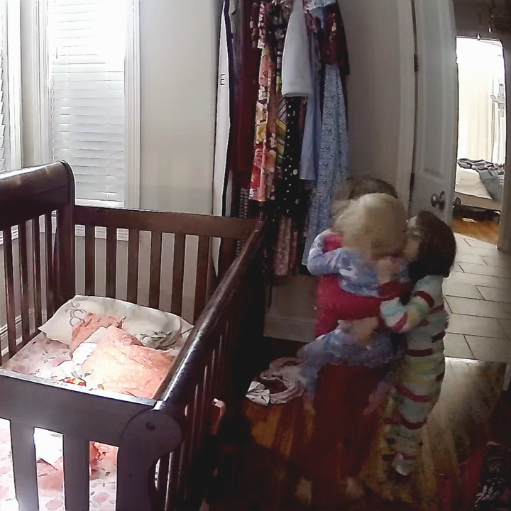 Little Girls Come to Get Toddler Out of Her Crib Jukin Licensing