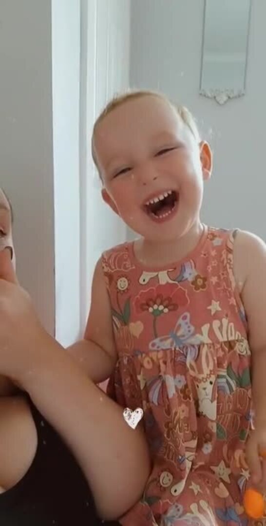 Kid Almost Chokes Mother While Playing Jukin Licensing