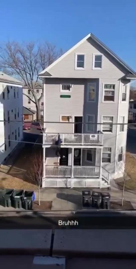 Guy Falls Off Balcony Trying To Catch Beer Can Jukin Licensing