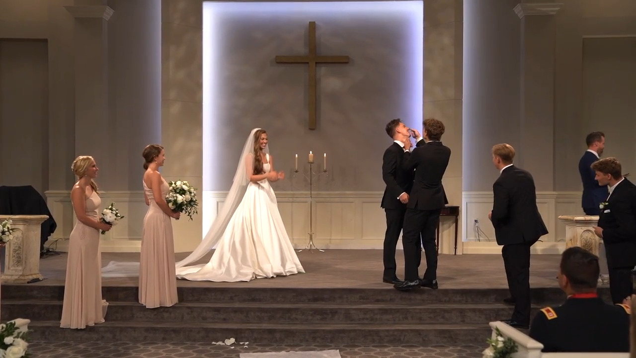 Groomsmen Help Groom Get Ready Before First Kiss Jukin Licensing