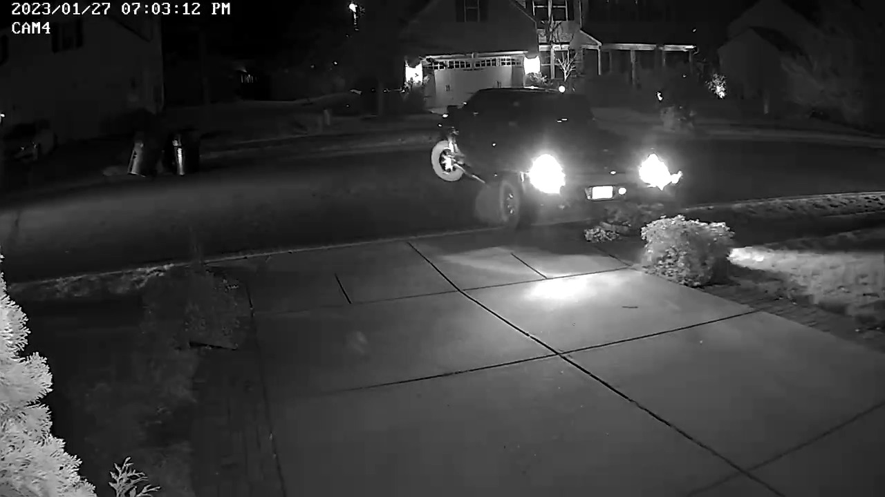 Person Crashes Truck in Mailbox While Attempting to Park it in Driveway