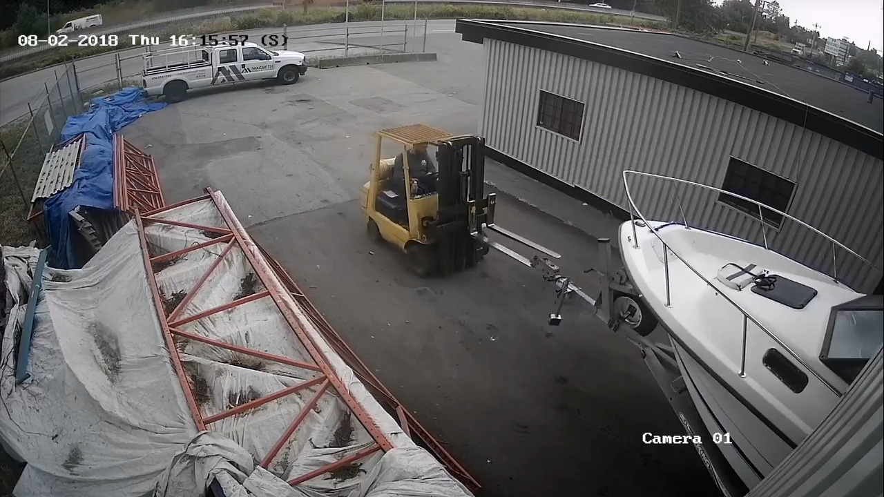 ForkLifting Boat Ends up in Series of Accidents Jukin Licensing