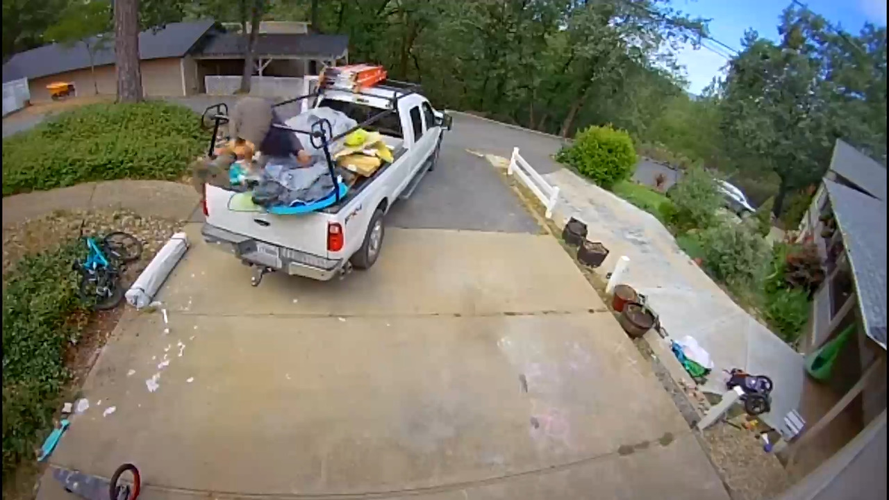 Man Falls Head First Into Truck Bed While Loading Garbage Jukin Licensing