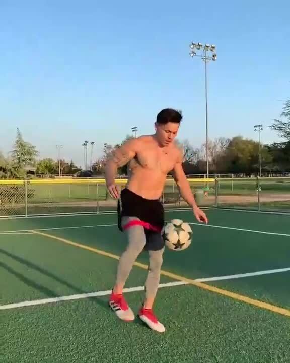 Man Does Football Stunt Jukin Licensing