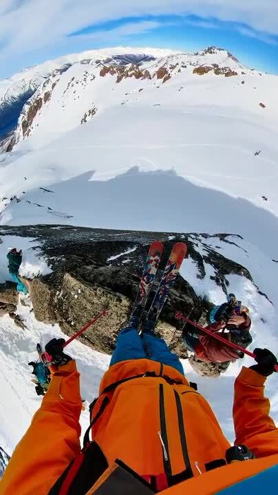 Mountaineer Skis Down Rock | Jukin Licensing