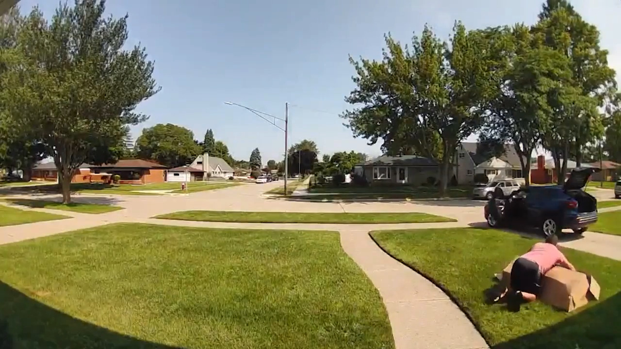 Man Falls on Grass While Carrying Heavy Box Jukin Licensing