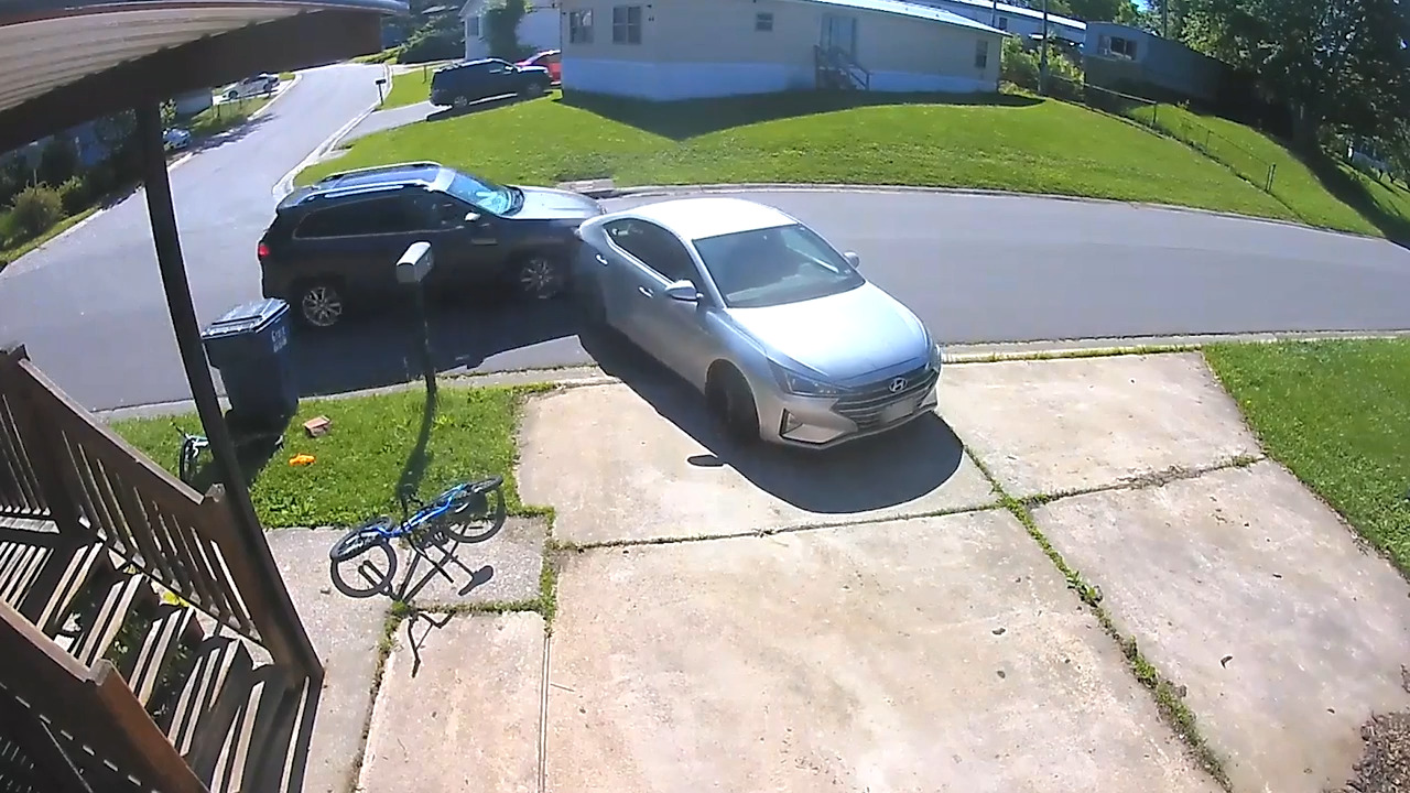 Car Crashes Into Rear End of Another Car Jukin Licensing