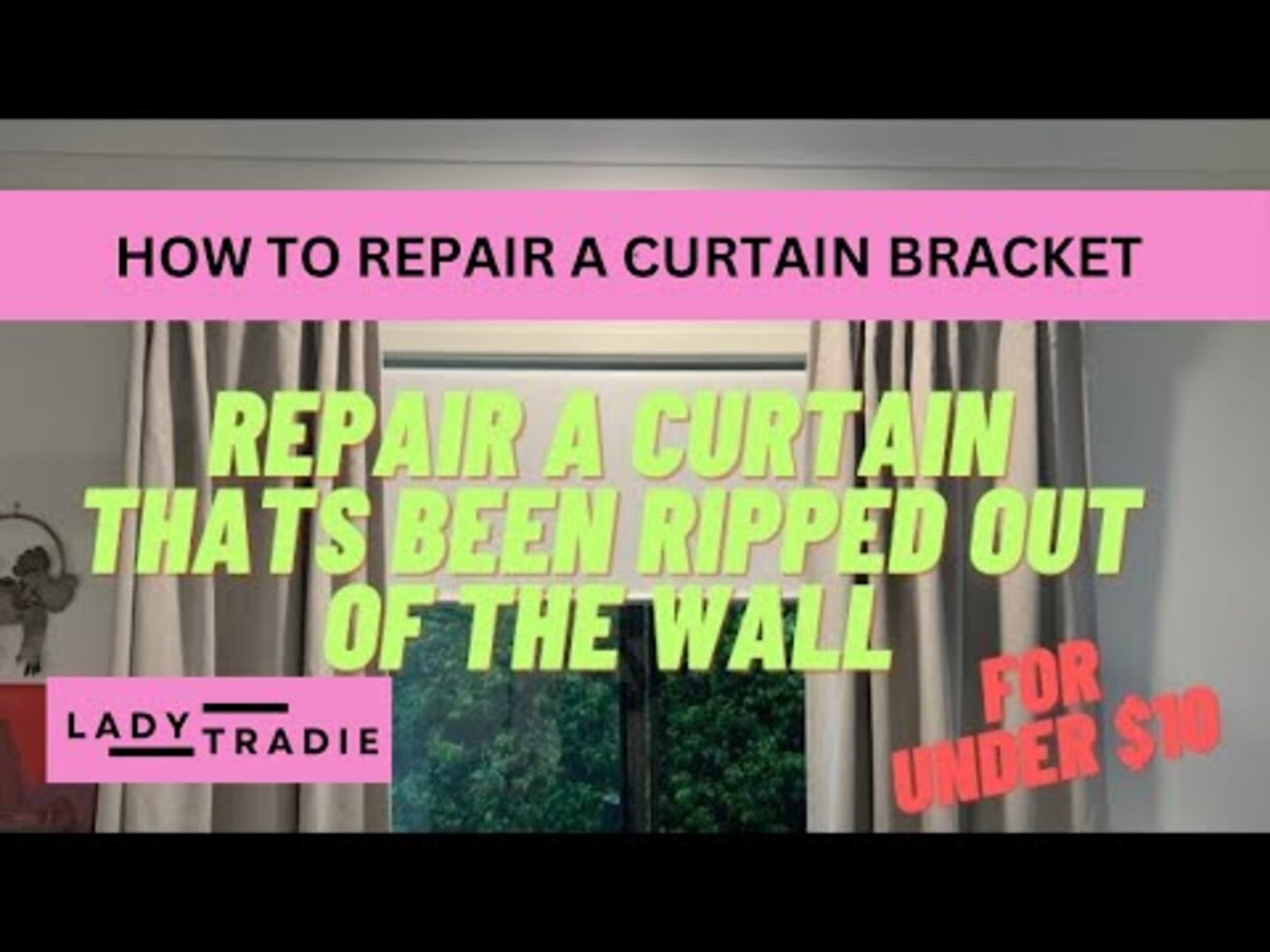 Woman Shows Easy and Inexpensive Method to Cover Holes in Wall Jukin